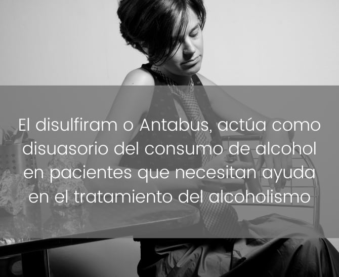 Antabus en el mostrador